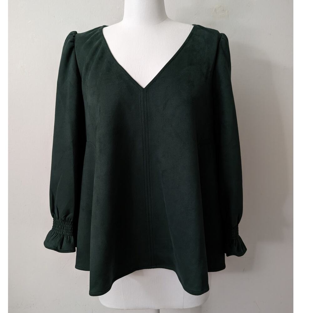 Tuckernuck Suede Easton Top - Malachite - Picture 3 of 12